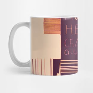 Blaze lettering pattern Mug